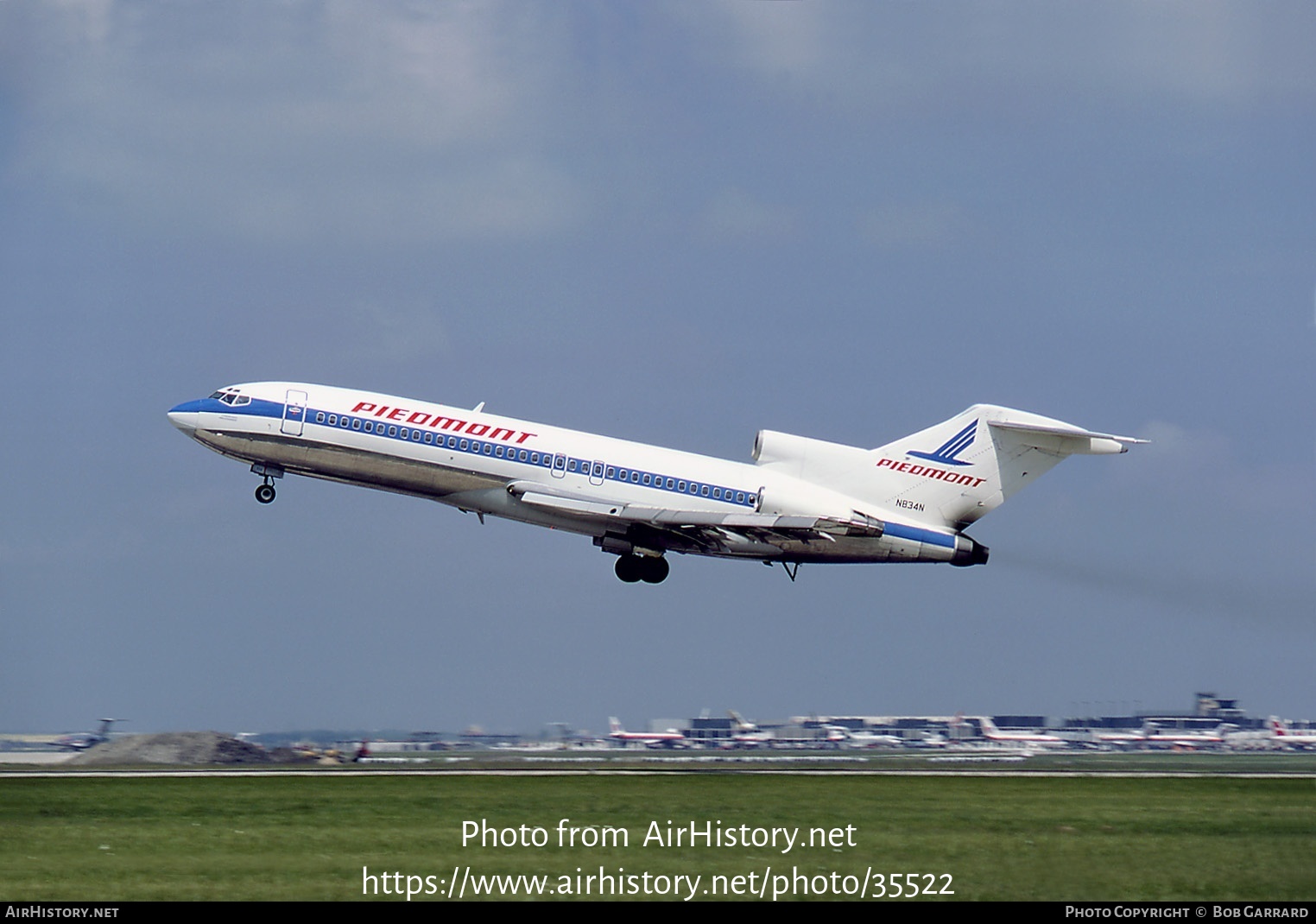 Aircraft Photo of N834N | Boeing 727-95 | Piedmont Airlines | AirHistory.net #35522