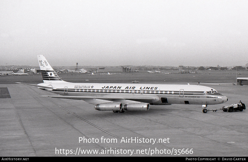 Aircraft Photo of JA8037 | McDonnell Douglas DC-8-62 | Japan Air Lines - JAL | AirHistory.net #35666