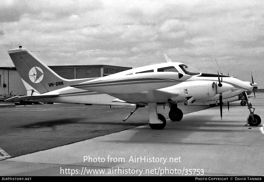 Aircraft Photo of VH-DRK | Cessna 320E Skyknight | East-West Airlines | AirHistory.net #35753