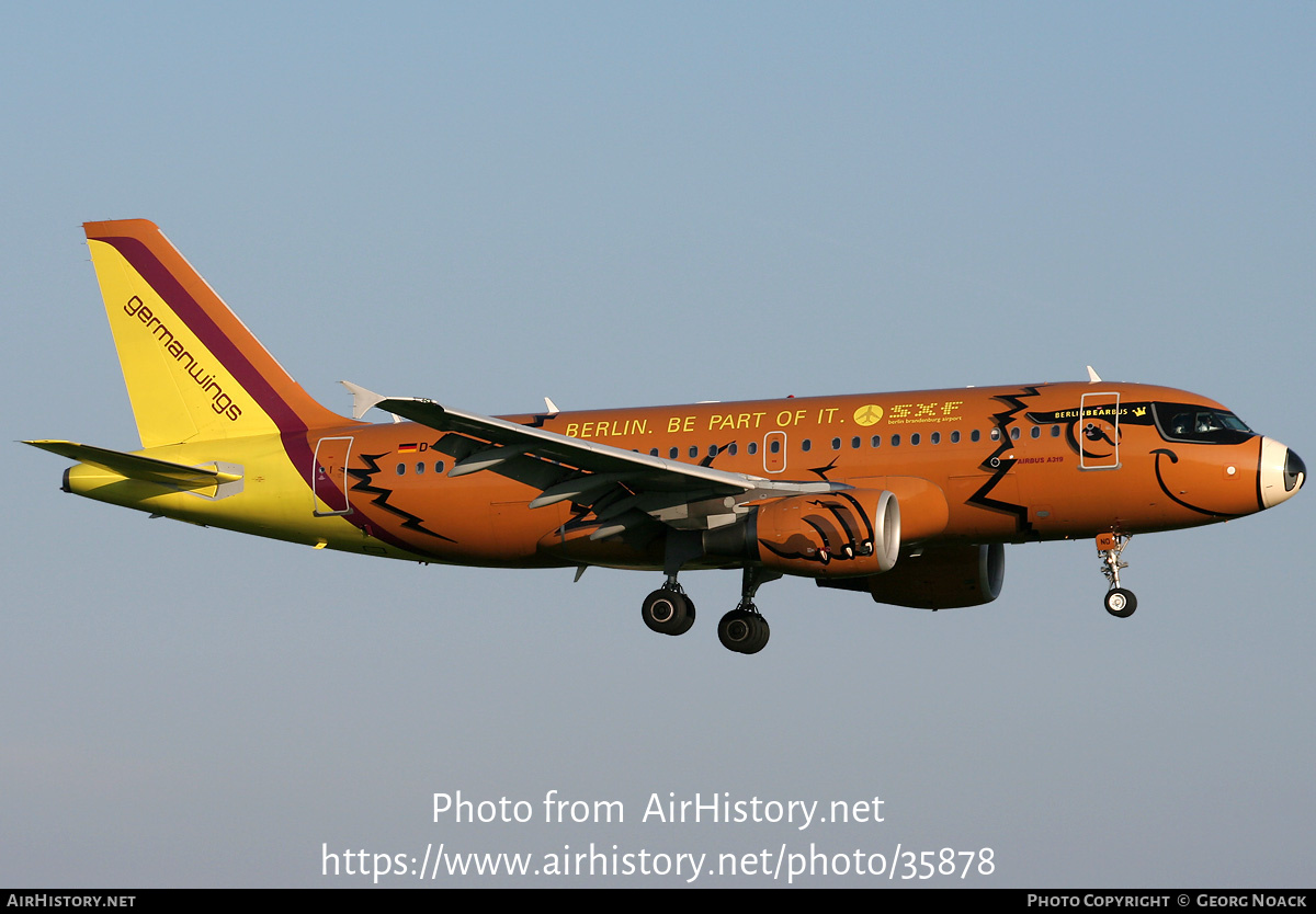 Aircraft Photo of D-AKNO | Airbus A319-112 | Germanwings | AirHistory.net #35878