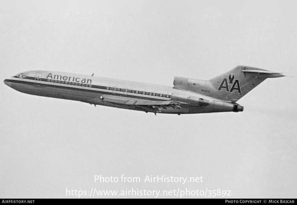 Aircraft Photo of N1958 | Boeing 727-35 | American Airlines | AirHistory.net #35892