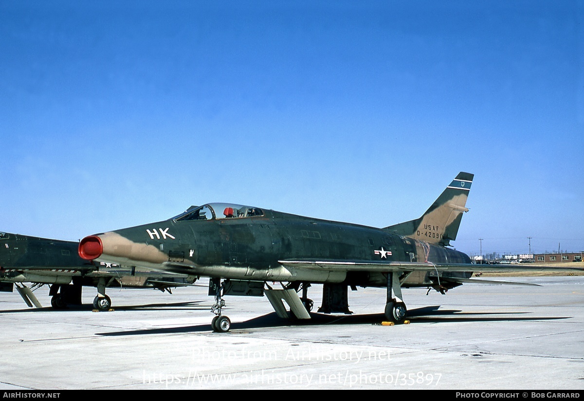 Aircraft Photo of 54-2091 / 0-42091 | North American F-100C Super Sabre | USA - Air Force | AirHistory.net #35897