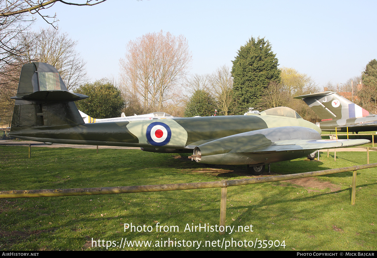 Aircraft Photo of WF643 | Gloster Meteor F8 | UK - Air Force | AirHistory.net #35904