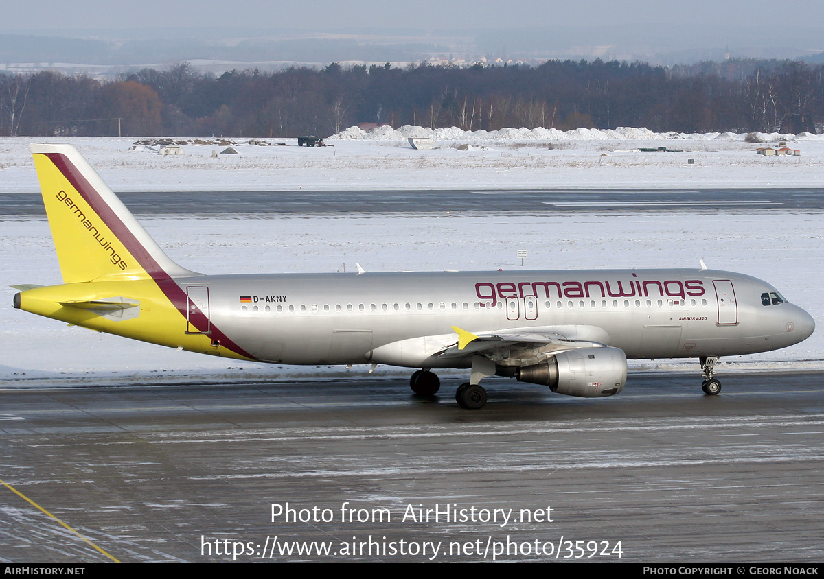 Aircraft Photo of D-AKNY | Airbus A320-212 | Germanwings | AirHistory.net #35924