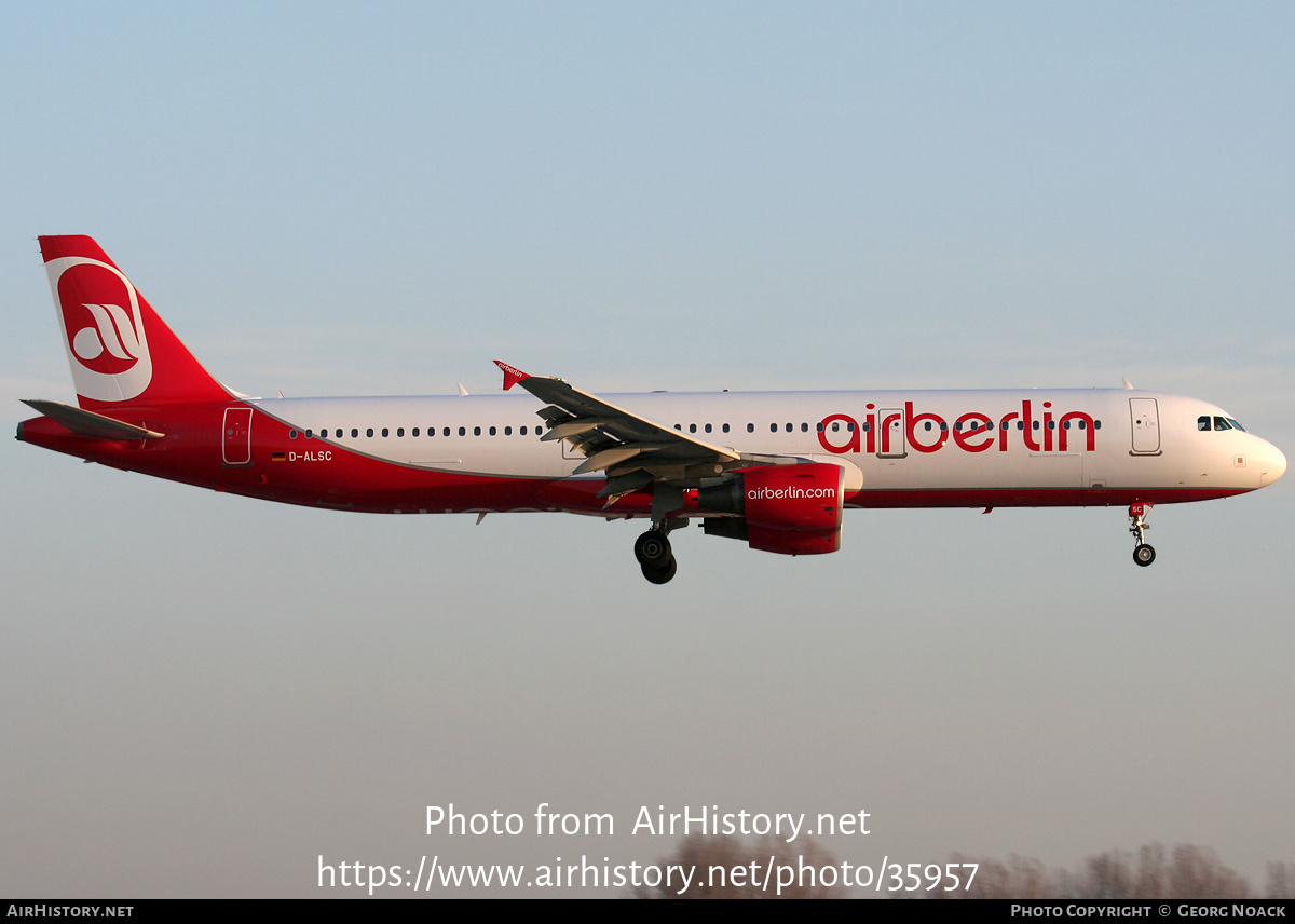 Aircraft Photo of D-ALSC | Airbus A321-211 | Air Berlin | AirHistory.net #35957