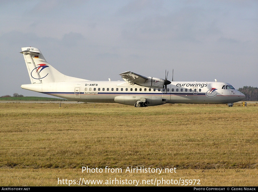 Aircraft Photo of D-ANFB | ATR ATR-72-202 | Eurowings | AirHistory.net #35972