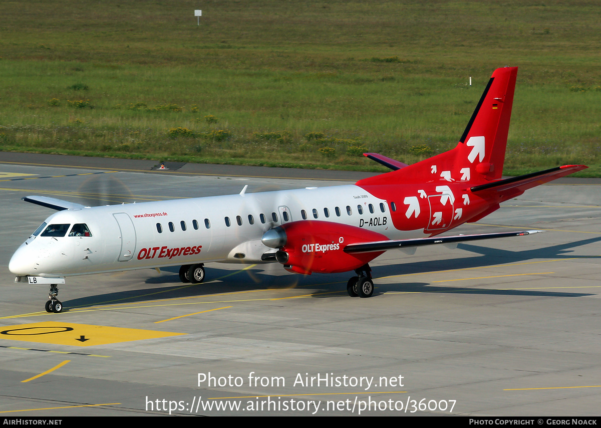 Aircraft Photo of D-AOLB | Saab 2000 | OLT Express - Ostfriesische Lufttransport | AirHistory.net #36007