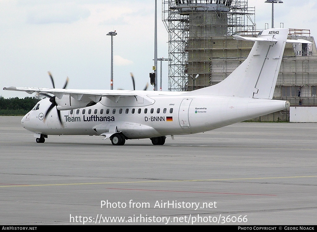 Aircraft Photo of D-BNNN | ATR ATR-42-500 | Team Lufthansa | AirHistory.net #36066