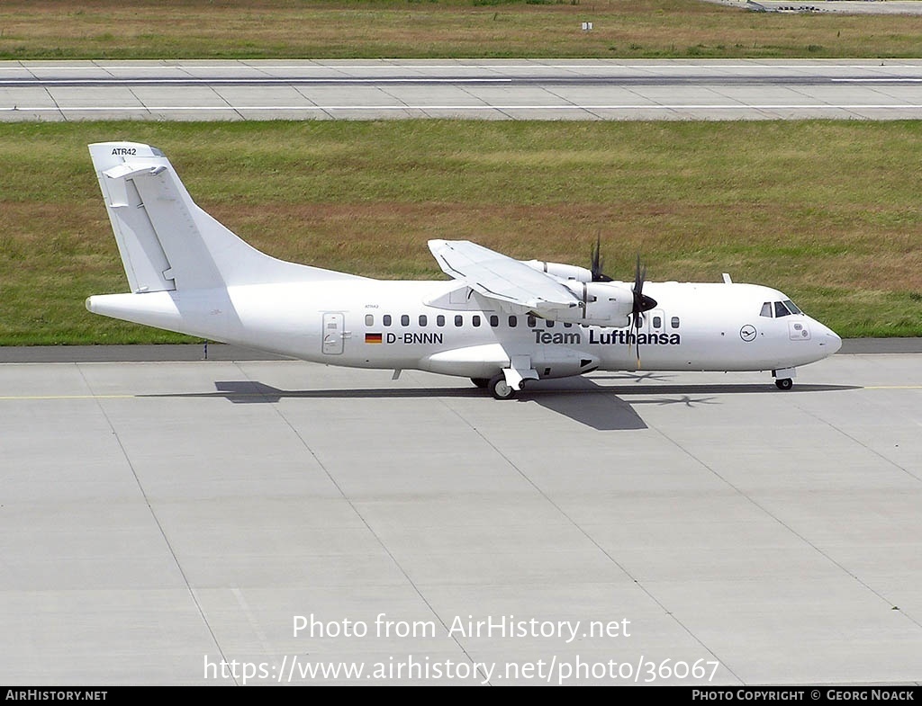 Aircraft Photo of D-BNNN | ATR ATR-42-500 | Team Lufthansa | AirHistory.net #36067