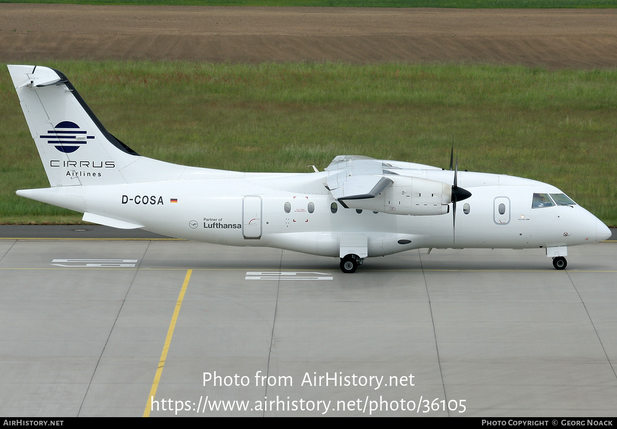 Aircraft Photo of D-COSA | Dornier 328-110 | Cirrus Airlines | AirHistory.net #36105