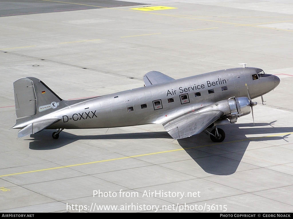 Aircraft Photo of D-CXXX | Douglas C-47B Skytrain | Air Service Berlin | AirHistory.net #36115