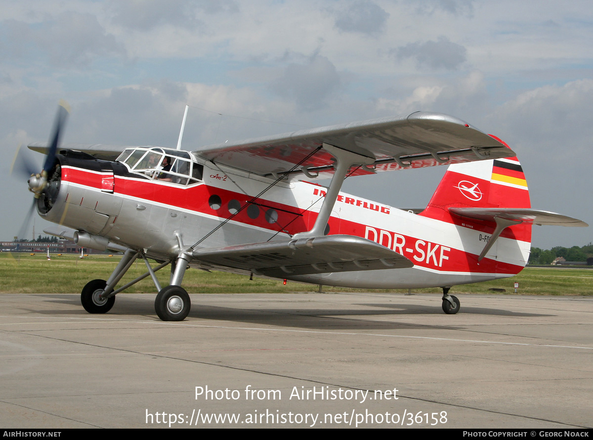 Aircraft Photo of D-FONF / DDR-SKF | Antonov An-2 | Interflug | AirHistory.net #36158