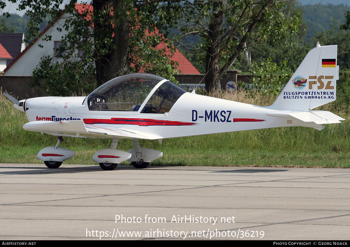 Aircraft Photo of D-MKSZ | Evektor-Aerotechnik EV-97 TeamEurostar | Flugsportzentrum Bautzen - FSZ | AirHistory.net #36219