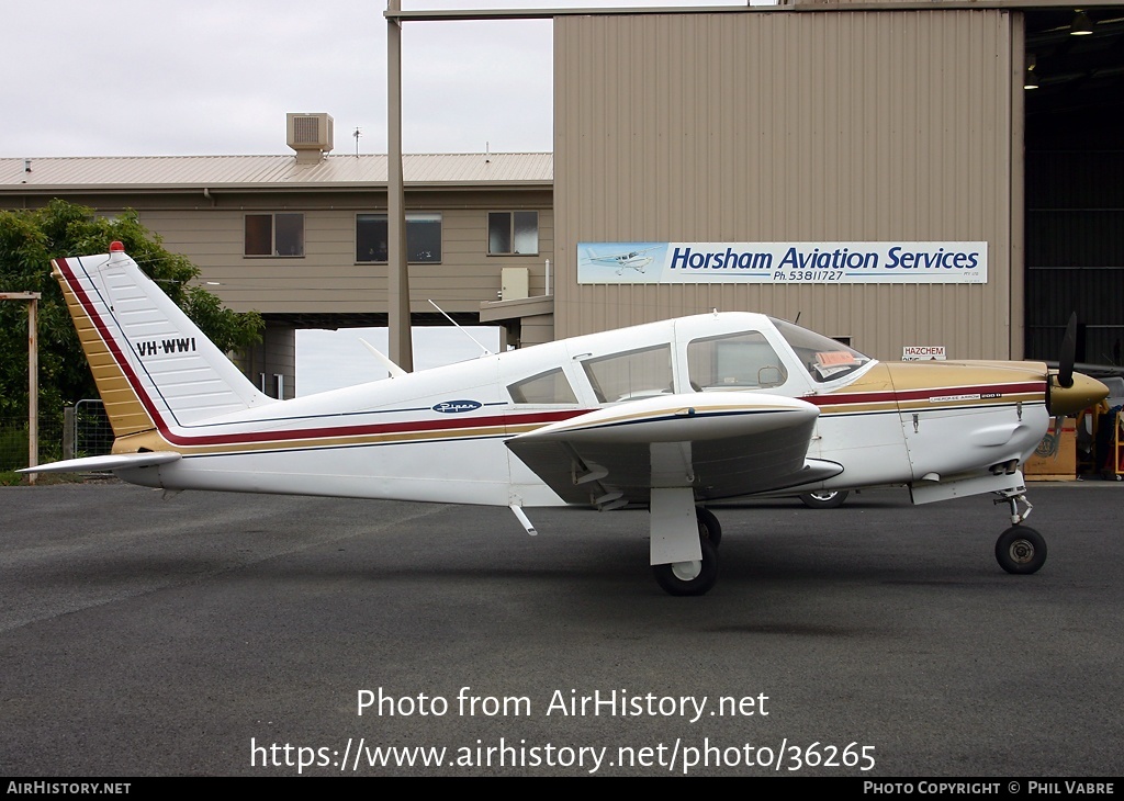 Aircraft Photo of VH-WWI | Piper PA-28R-200 Cherokee Arrow B | AirHistory.net #36265