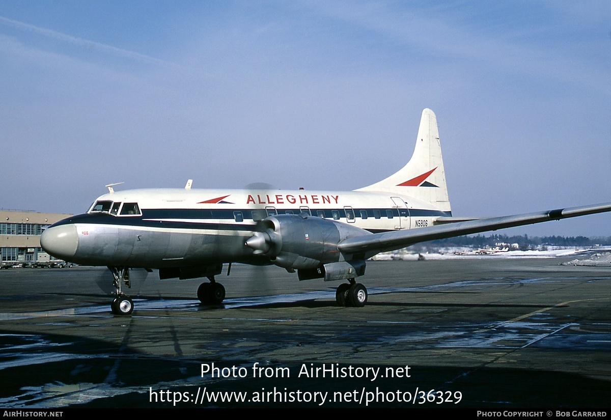 Aircraft Photo of N5806 | Convair 580 | Allegheny Airlines | AirHistory.net #36329