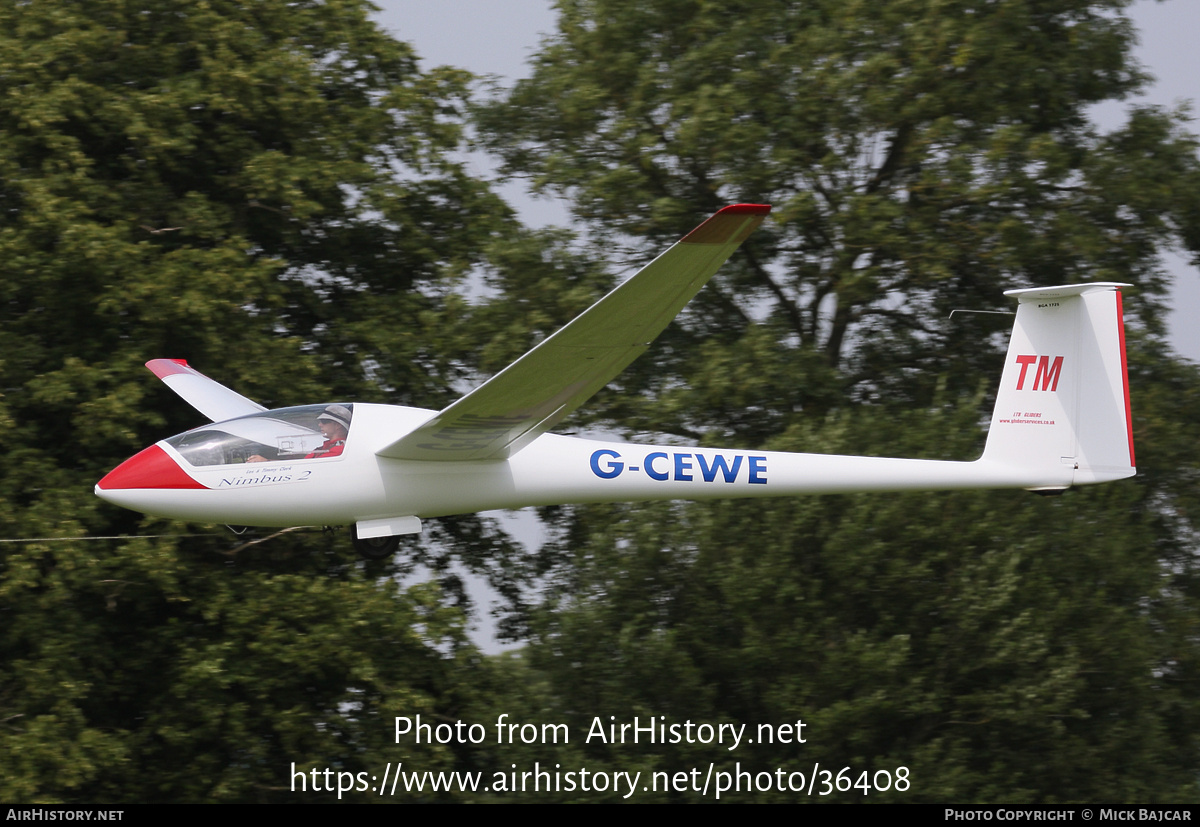 Aircraft Photo of G-CEWE | Schempp-Hirth Nimbus 2 | AirHistory.net #36408