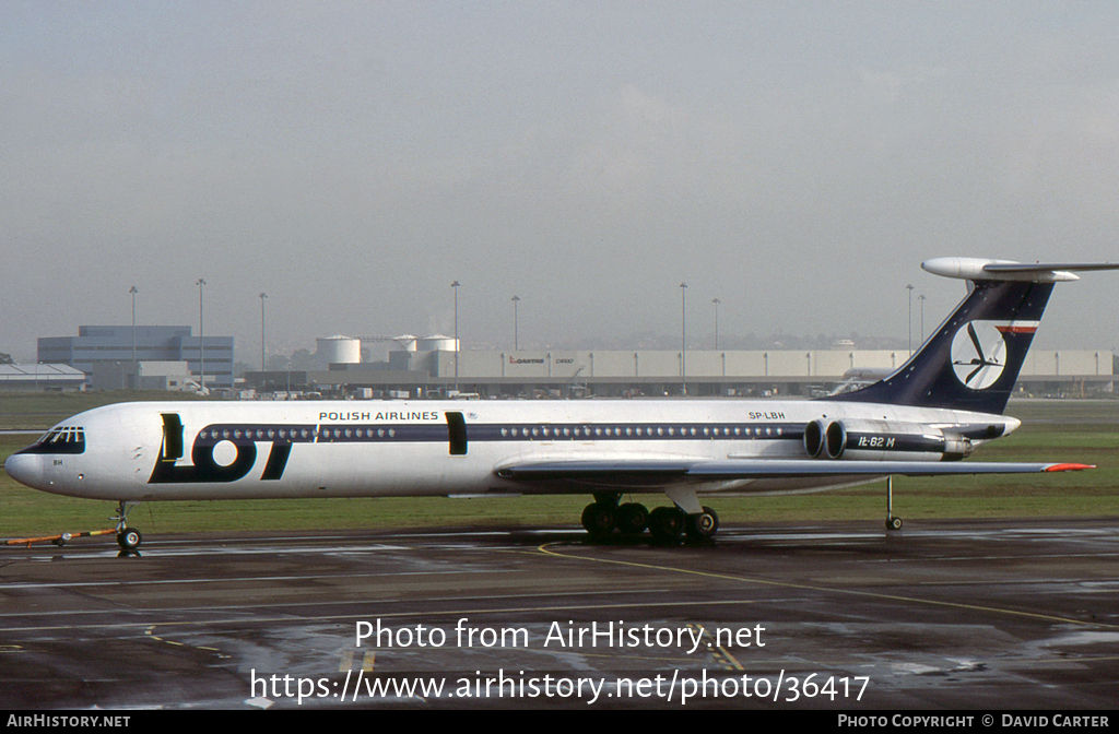 Aircraft Photo of SP-LBH | Ilyushin Il-62MK | LOT Polish Airlines - Polskie Linie Lotnicze | AirHistory.net #36417