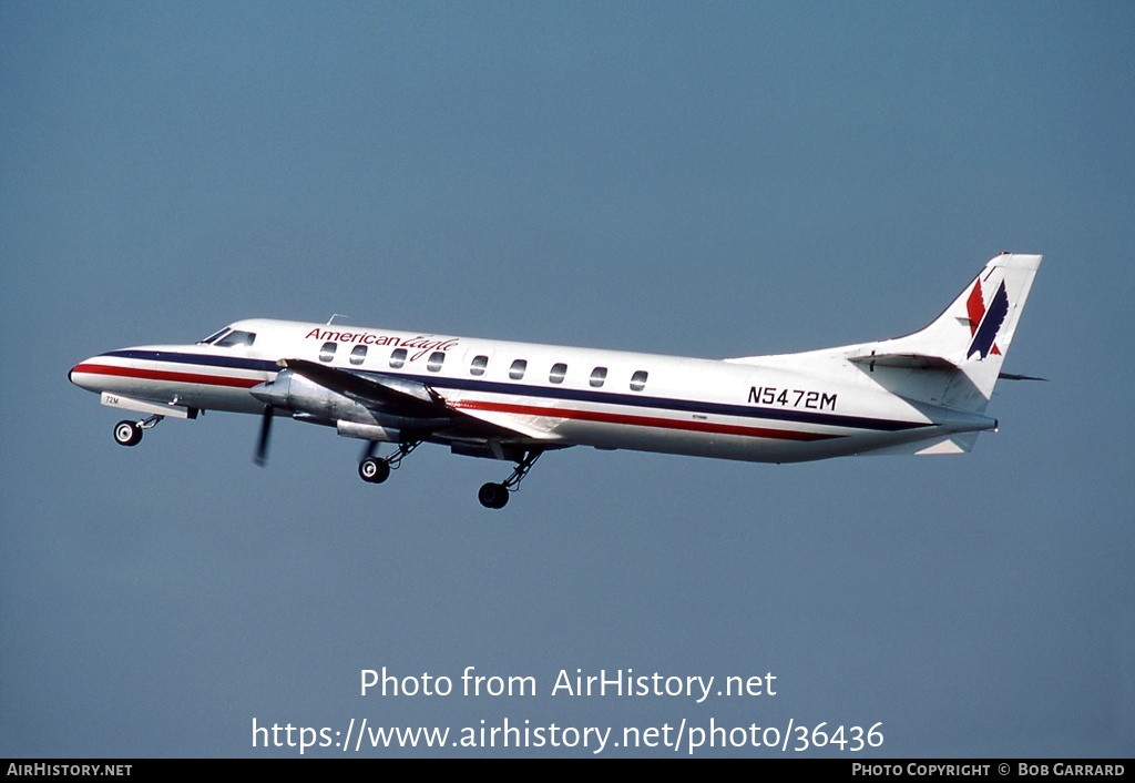 Aircraft Photo of N5472M | Swearingen SA-226TC Metro II | American Eagle | AirHistory.net #36436