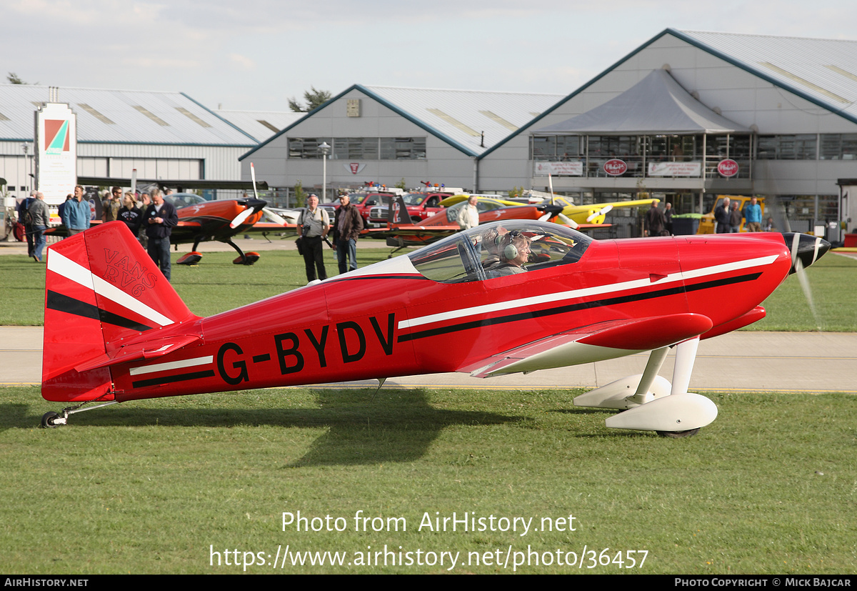 Aircraft Photo of G-BYDV | Van's RV-6 | AirHistory.net #36457