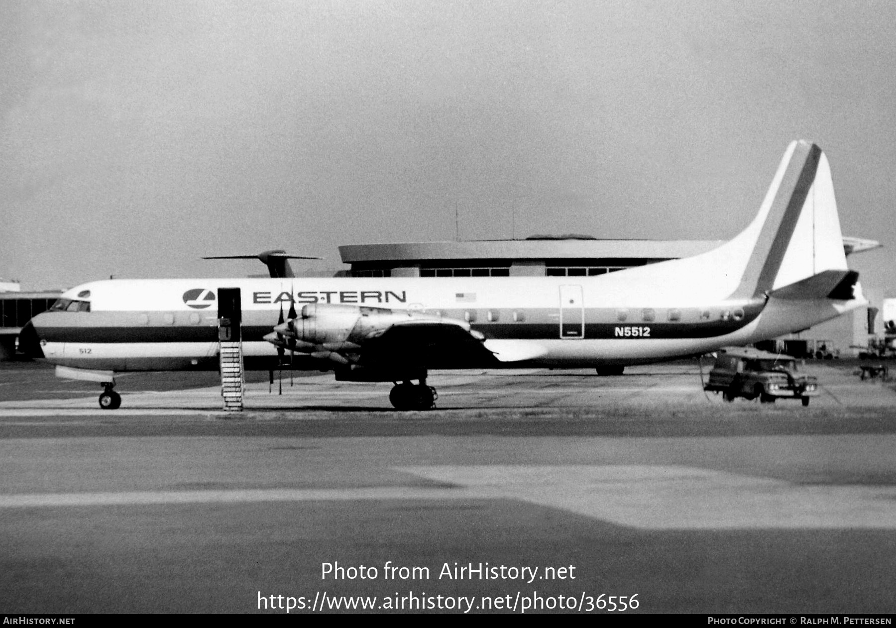 Aircraft Photo of N5512 | Lockheed L-188A Electra | Eastern Air Lines | AirHistory.net #36556