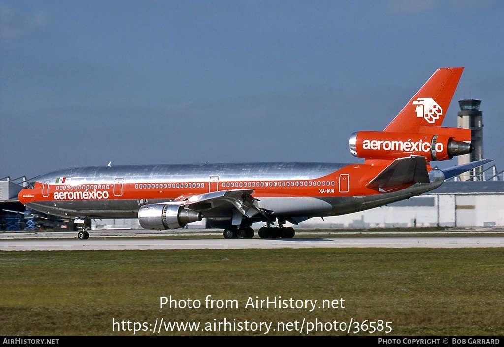 Aircraft Photo of XA-DUG | McDonnell Douglas DC-10-30 | AeroMéxico | AirHistory.net #36585