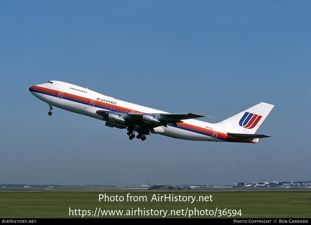 Aircraft Photo of N4714U | Boeing 747-122 | United Airlines | AirHistory.net #36594