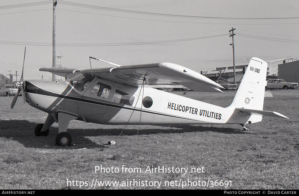 Aircraft Photo of VH-UND | Helio H-295-1200 Super Courier | Helicopter Utilities | AirHistory.net #36691