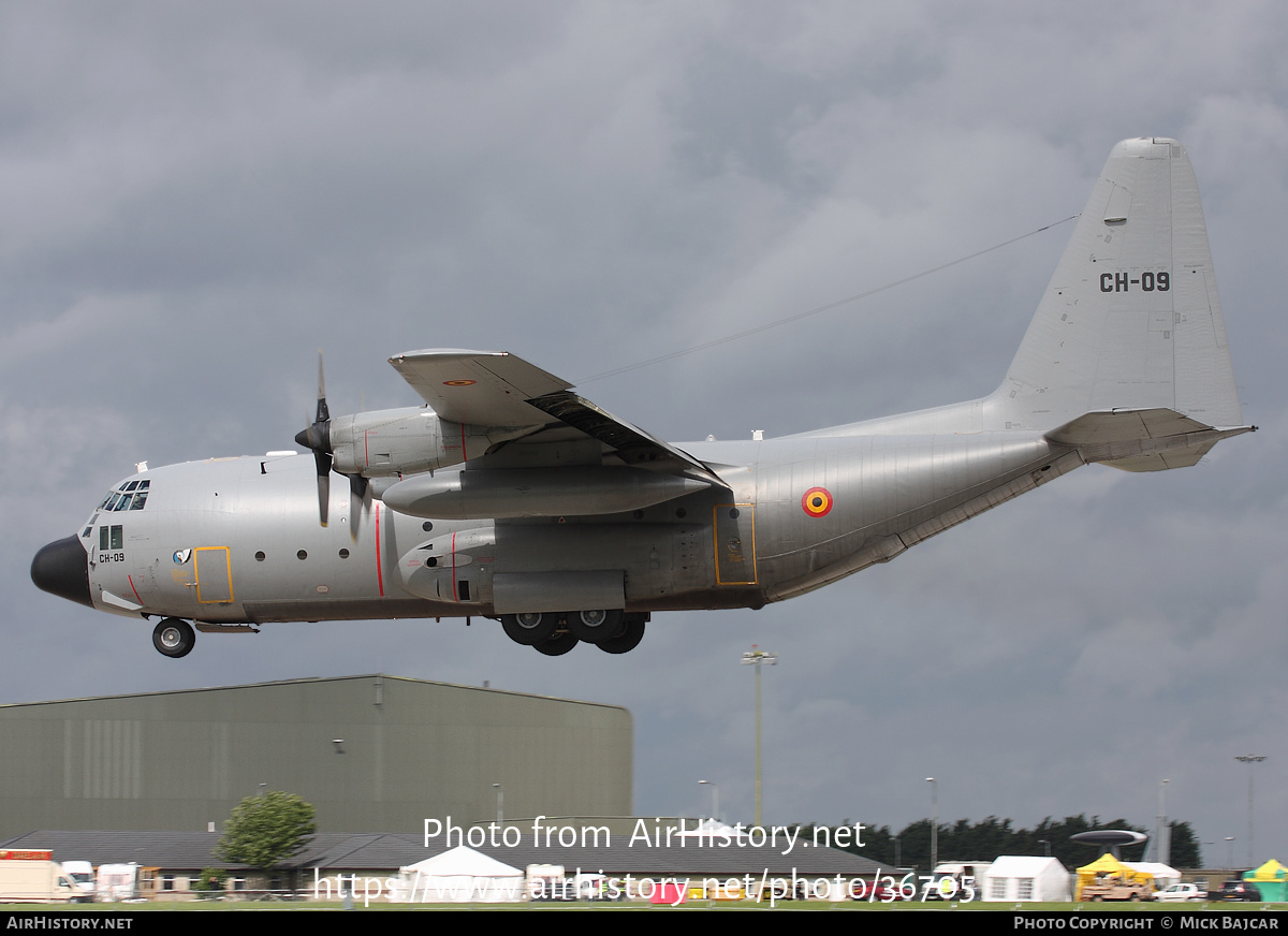 Aircraft Photo of CH-09 | Lockheed C-130H Hercules | Belgium - Air Force | AirHistory.net #36705