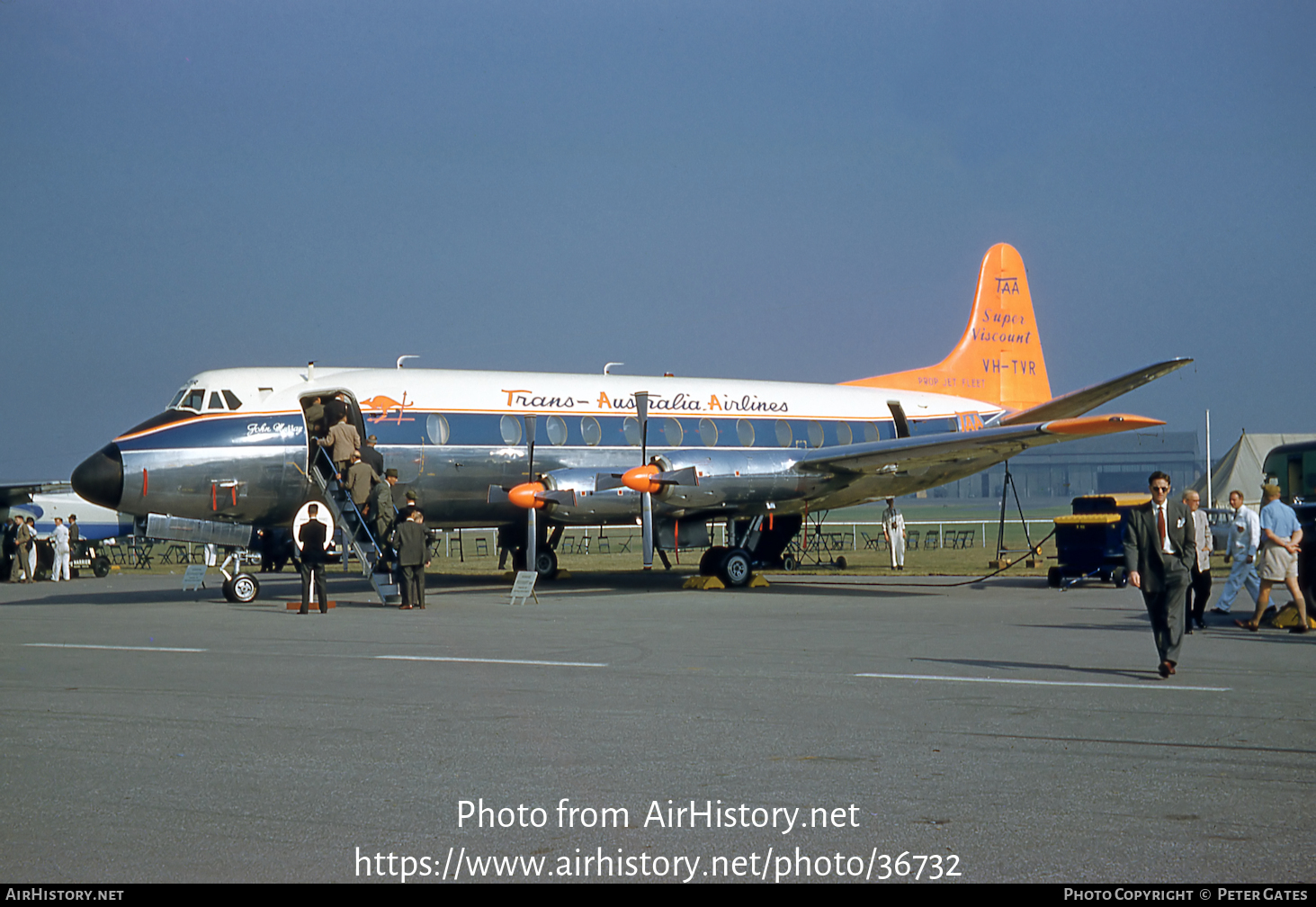 Aircraft Photo of VH-TVR | Vickers 816 Viscount | Trans-Australia Airlines - TAA | AirHistory.net #36732