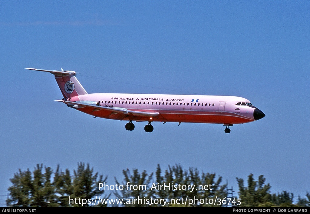 Aircraft Photo of TG-AVA | BAC 111-518FG One-Eleven | Aviateca | AirHistory.net #36745