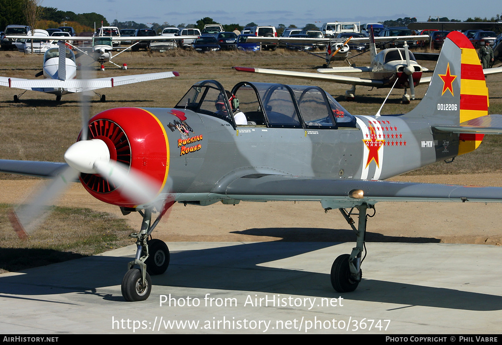 Aircraft Photo of VH-YKW | Yakovlev Yak-52W | Soviet Union - Air Force | AirHistory.net #36747