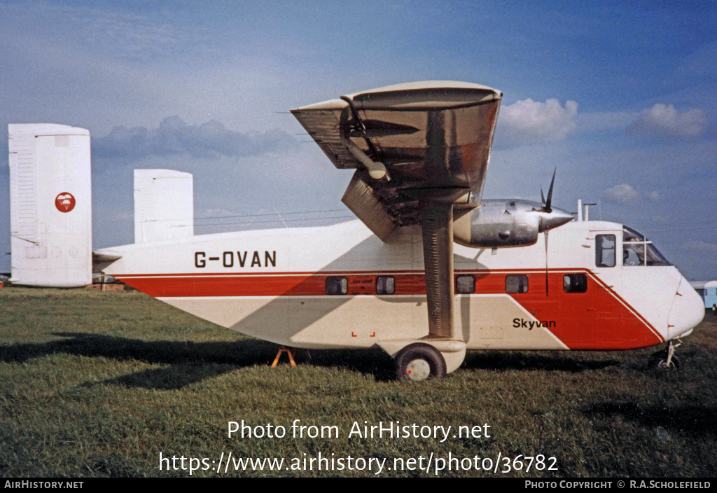 Aircraft Photo of G-OVAN | Short SC.7 Skyvan 3-100 | AirHistory.net #36782