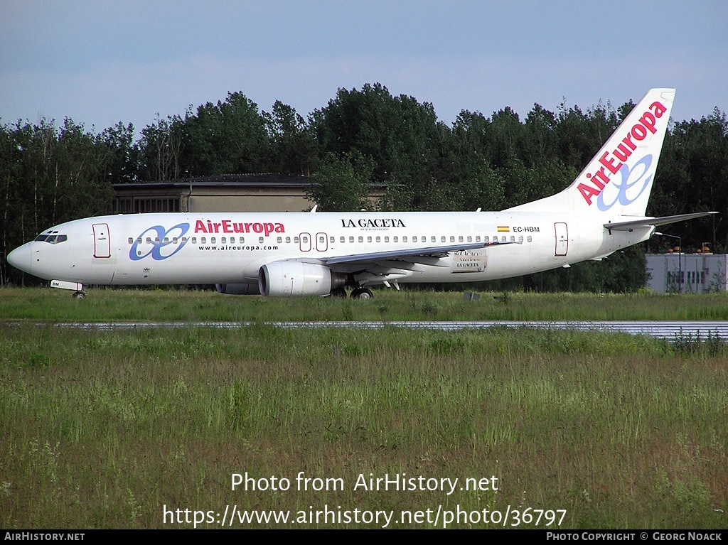 Aircraft Photo of EC-HBM | Boeing 737-85P | Air Europa | AirHistory.net #36797