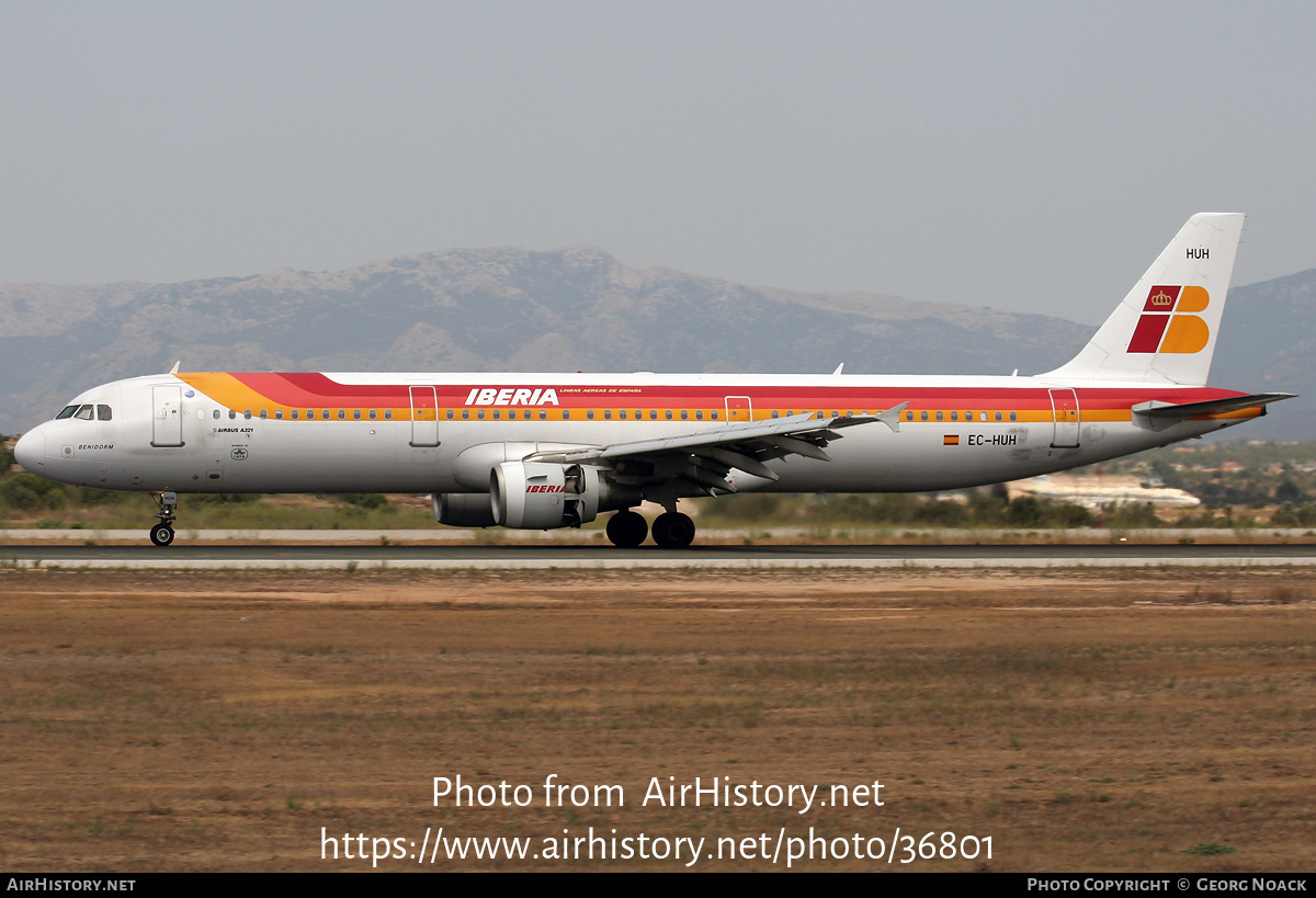 Aircraft Photo of EC-HUH | Airbus A321-211 | Iberia | AirHistory.net #36801