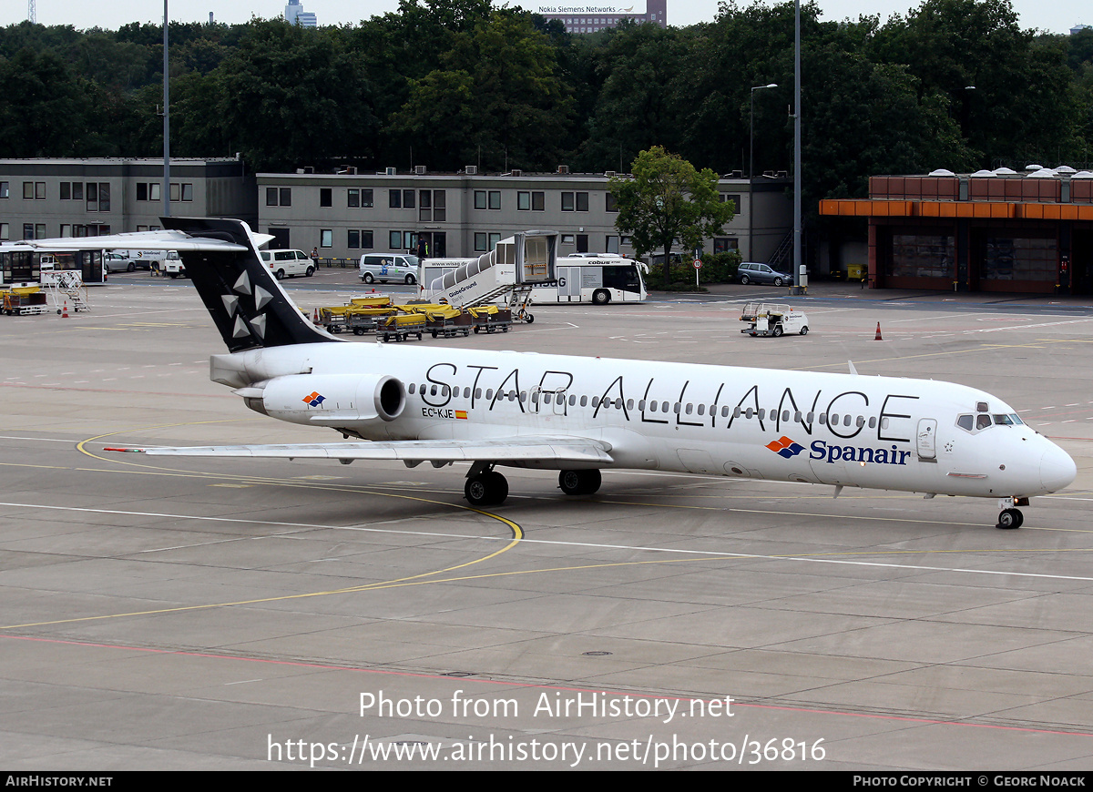 Aircraft Photo of EC-KJE | McDonnell Douglas MD-87 (DC-9-87) | Spanair | AirHistory.net #36816