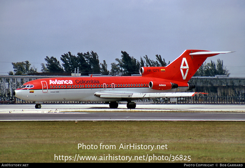 Aircraft Photo of HK-1271 | Boeing 727-24C | Avianca | AirHistory.net #36825