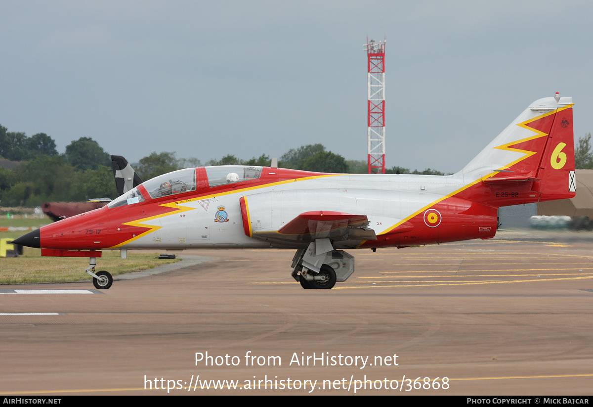 Aircraft Photo of E.25-62 | CASA C101EB Aviojet | Spain - Air Force | AirHistory.net #36868