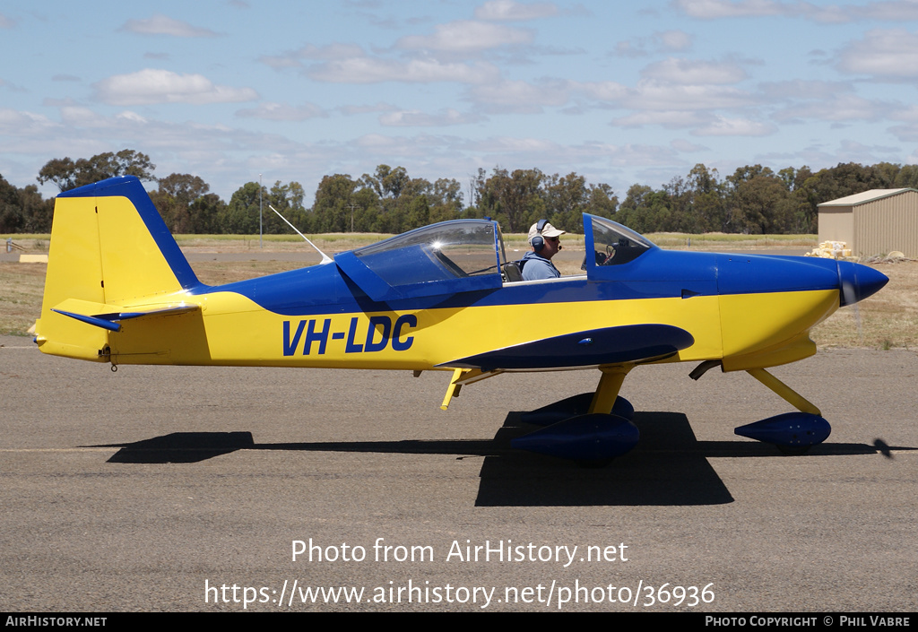 Aircraft Photo of VH-LDC | Van's RV-6A | AirHistory.net #36936