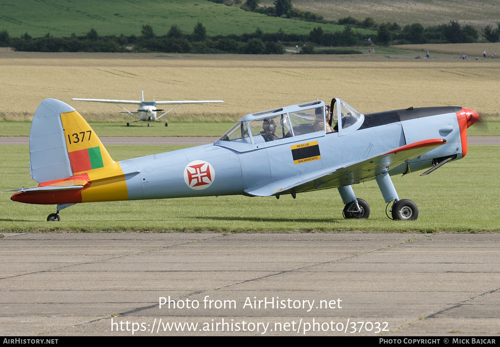 Aircraft Photo of G-BARS / 1377 | De Havilland DHC-1 Chipmunk Mk22 | Portugal - Air Force | AirHistory.net #37032