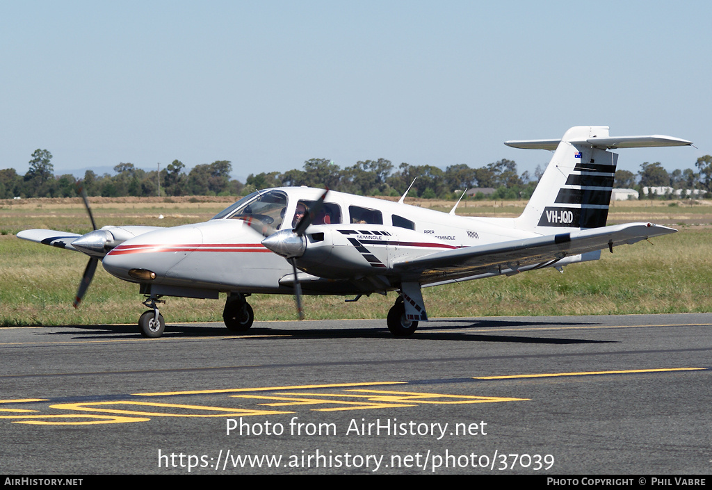 Aircraft Photo of VH-JQD | Piper PA-44-180T Turbo Seminole | AirHistory.net #37039