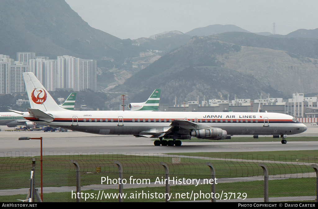 Aircraft Photo of JA8043 | McDonnell Douglas DC-8-61 | Japan Air Lines - JAL | AirHistory.net #37129