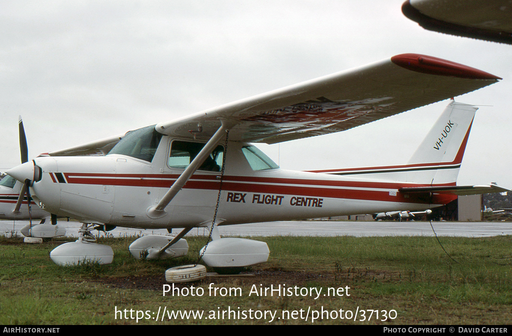 Aircraft Photo of VH-UOK | Cessna 152 | Rex Flight Centre | AirHistory.net #37130