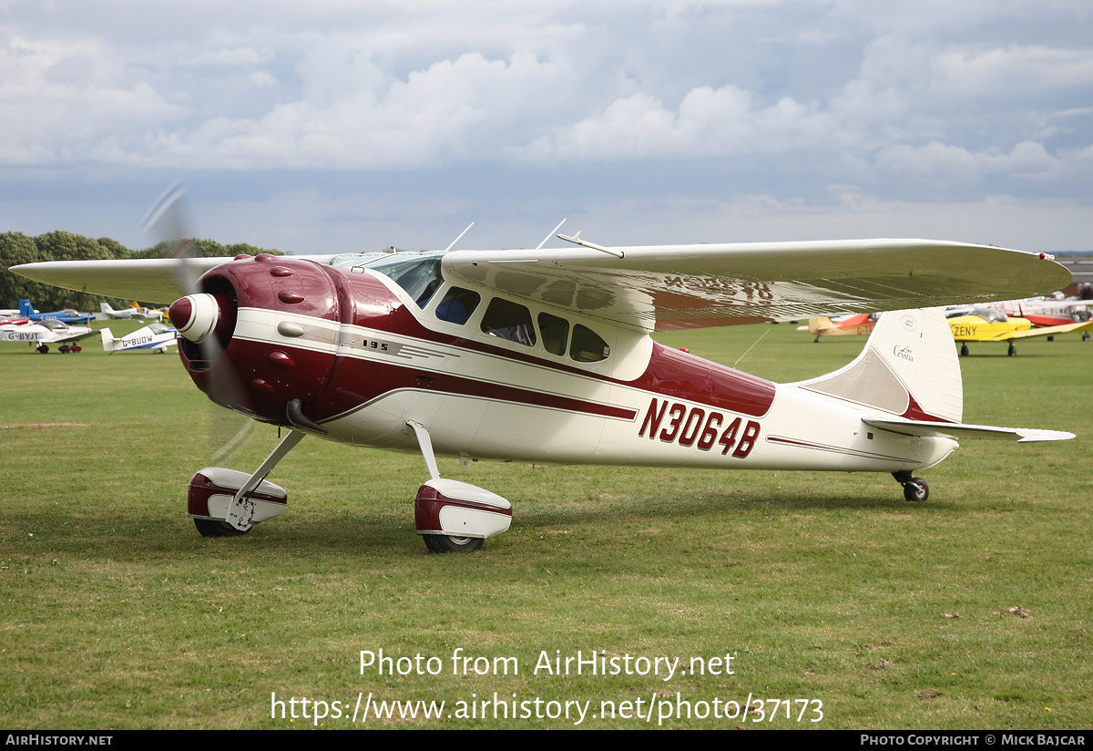 Aircraft Photo of N3064B | Cessna 195B | AirHistory.net #37173