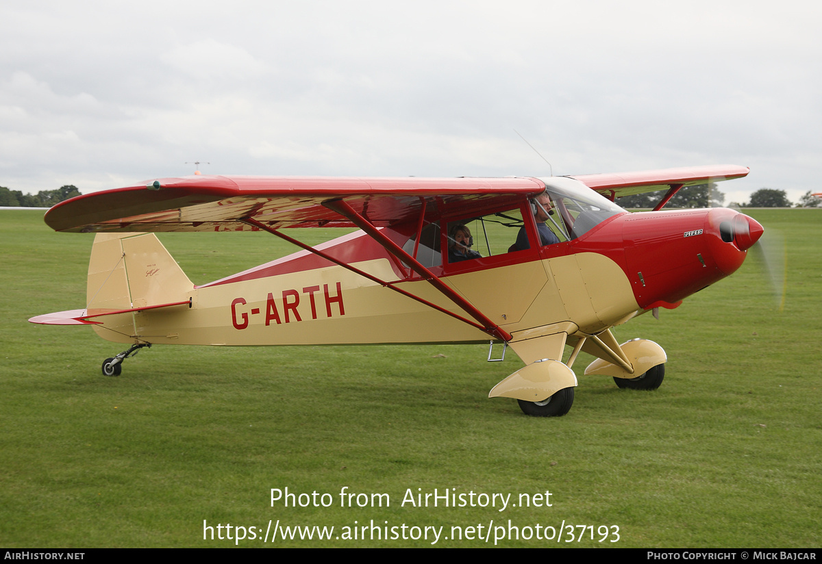 Aircraft Photo of G-ARTH | Piper PA-12 Super Cruiser | AirHistory.net #37193