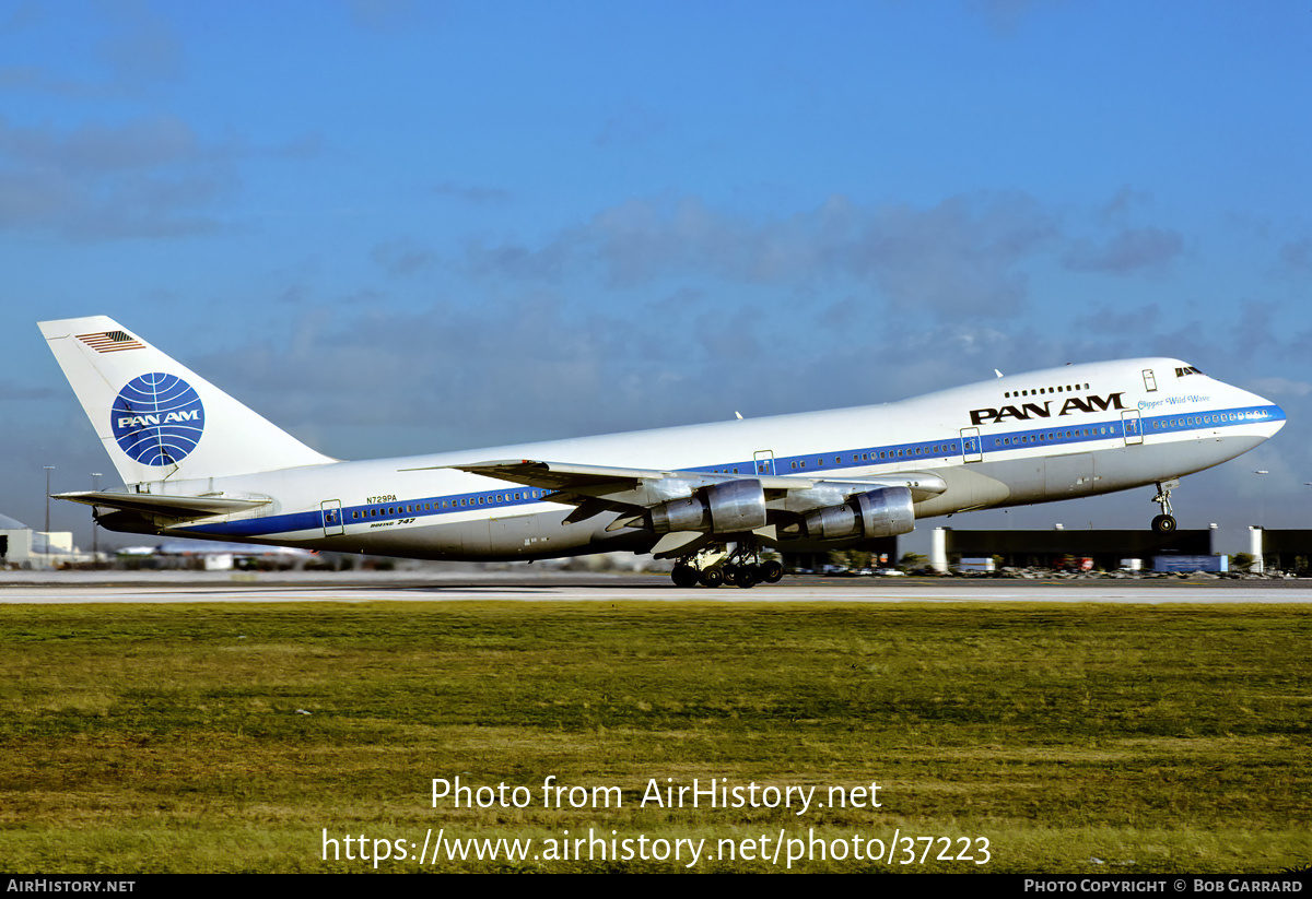 Aircraft Photo of N729PA | Boeing 747-212B | Pan American World Airways - Pan Am | AirHistory.net #37223