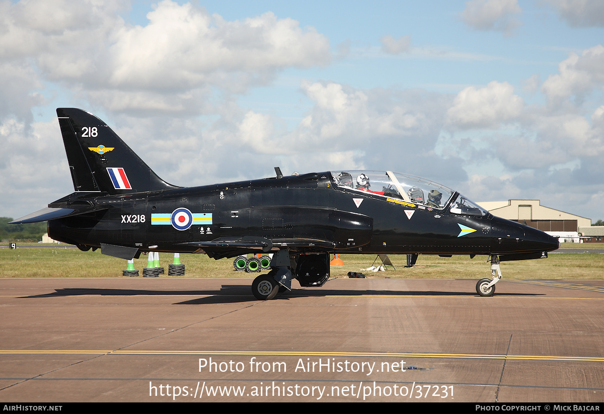 Aircraft Photo of XX218 | British Aerospace Hawk T1 | UK - Air Force | AirHistory.net #37231