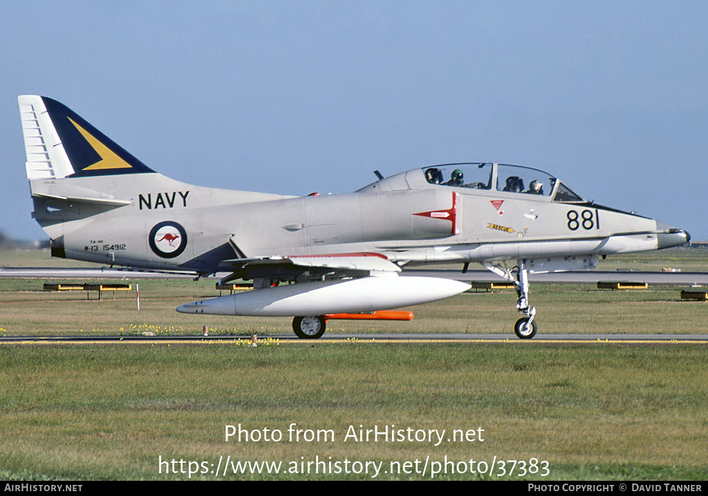 Aircraft Photo of N13-154912 | McDonnell Douglas TA-4G Skyhawk | Australia - Navy | AirHistory.net #37383