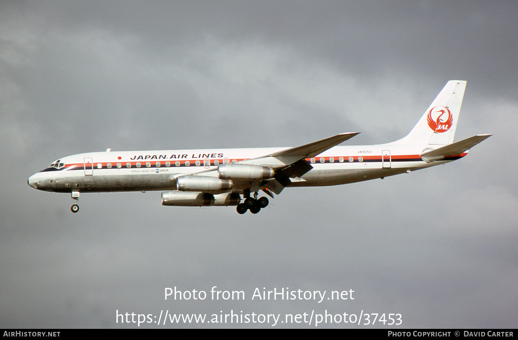 Aircraft Photo of JA8053 | McDonnell Douglas DC-8-62 | Japan Air Lines - JAL | AirHistory.net #37453