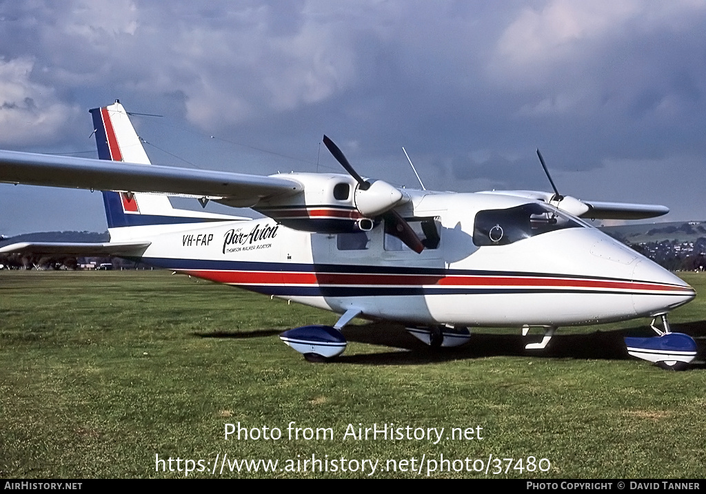 Aircraft Photo of VH-FAP | Partenavia P-68B | Par Avion | AirHistory.net #37480