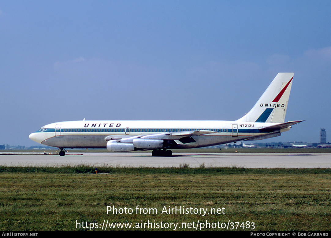 Aircraft Photo of N7213U | Boeing 720-022 | United Air Lines | AirHistory.net #37483